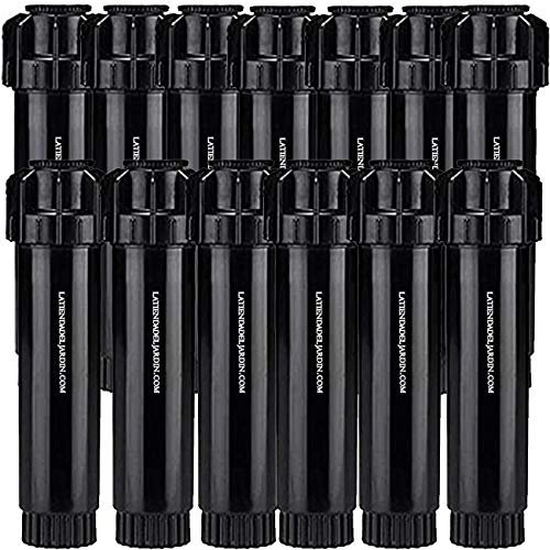 Suinga Diffusore di irrigazione Hunter PS Ultra. Radio Fino a 3 Metri. Angolo di irrigazione Regolabile 0 a 360°. Altezza Emergenza 5cm. Altezza Gambo 12cm 1/2