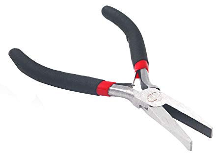 Flat Nose Pliers 5 Inch Smooth Jaw Pliers for Jewelry Making, Wire Wrapping Bending