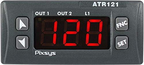 ATR121-B (Alim. 230 VAC) - Regolatore PID 32x74 mm - Funzione di regolazione e allarme, 1 ingresso programmabile per diversi sensori