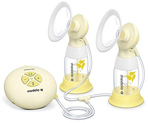 Tire-lait électrique double Medela Swing Maxi Flex - Plus de lait en moins de temps, avec les téterelles PersonalFit Flex et la technologie d'expression en 2 phases de Medela