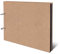 Fotoalbum HDF-Cover A4 quer 302x215mm Scrapbook schwarzer Fotokarton (25 Blatt | 50 Seiten) - Blanko