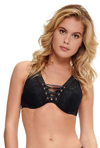LingaDore Triangel-BH mit Schale Größe 75F, Farbe Black
