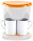 Suinga Orangefarbener Kaffeebereiter 0,6 Liter (2 Tassen) und 450 W. Maße: 17 x 15 x 20 cm