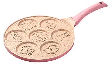 HEMOTON 7 pfannenwender Bratpfanne Outdoor-Grillplatte beschichtete Pfanne Pfannkuchenpfanne Flache Pfanne Omelettpfanne antihaftbeschichtet eben Antihaftpfanne Frühstückspfanne Baby