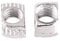 T Nutensteine, 50 Stück M6 T Nut Hammer Kopf Mutter T-Schlitz Hammerkopfmutter, Vernickelter Kohlenstoffstahl für Aluminiumprofil(EU30-M6*16.5 * 8)