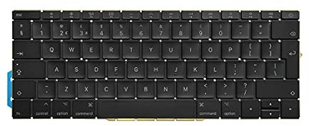 ICTION Tastiera di ricambio QWERTY per MacBook Pro Retina 13 A1708 UK Keyboard 2016 2017 anno