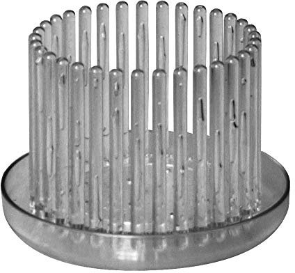 Orchitop S-Set - Design Orchideentopf inkl. Untersetzer für kleinere Orchideen, Farbe grau