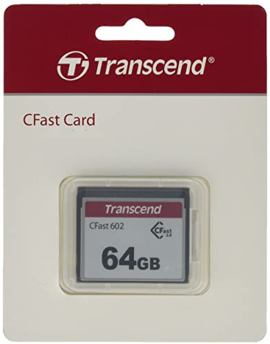 Transcend Speicherkarten der Marke CFast 2.0 CFX602, 64 GB