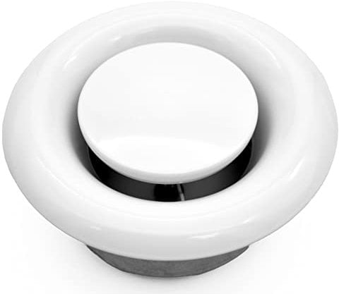 H&C VENT Rejilla Ventilacion Regulable │ Campana Extractor para Ventilador de Techo/de Pared/de Baño │ Difusor Aire Acondicionado │ Rejilla de Ventilación