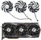 Coolerage 90MM 4Pin Graphics Cards Fans for MSI GeForce RTX 3060 3070 3080 3090 3060Ti 3070TI Gaming X Trio, GUP Fans for MSI Radeon RX 6800 6900 XT Gaming X Trio Video Card (Original 3Pcs-Lot)
