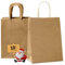 GIFTSAY 10stk Papiertüten mit Henkel Klein Braun 15X8X21cm, Geschenktüten für Hochzeitsfeier, Einkaufstüten, Einzelhandelswarentüten und Geburtstags