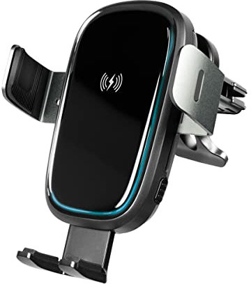LogiLink PA0277 - Kabellose Smartphone-Ladehalterung für den KFZ-Lüftungsschacht, 360° drehbar, geeignet für 4,7–7 Smartphones