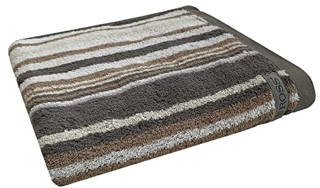 Ross Handtücher Sinfonie Multicolor Streifen 4019 Taupe, Handtuch 50x100 cm