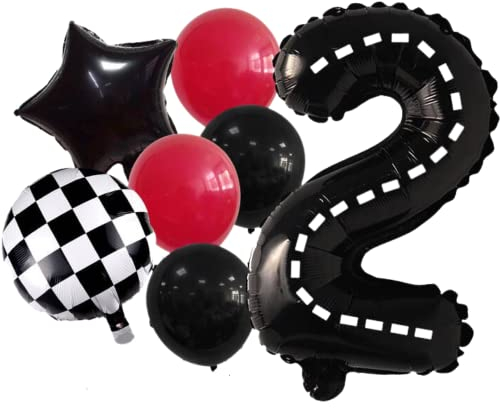 DIWULI Racing Geburtstag 2 Jahre - Rennstrecke Luftballons