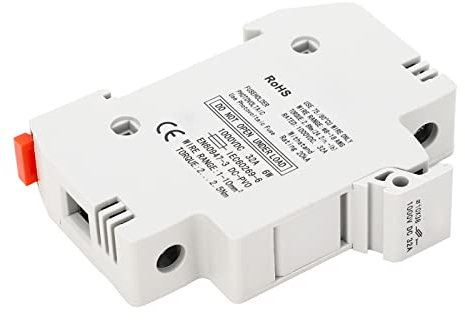 Septpenta GYPV-32 1P 32A Sicherungshalter, Genietete Kunststoffverbindung, Hochfestes Porzellan, GYPV-1038 30A Pv-Sicherung, 1000VDC für Stromkreisschutz