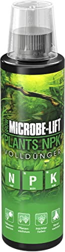 NPK Aquarium Dünger – Microbe-Lift Plants NPK 236 ml – mit Nitrat, Phosphat & Kalium – kräftiger Wuchs, satte Farben & Starke Wurzeln – ideal für Aquascaping & CO₂-Pflanzenaquarien