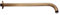 WOMELF Accessori for Doccia in Ottone Braccio Doccia for Vasca da Bagno con Finitura in Ottone Anticato 37 cm