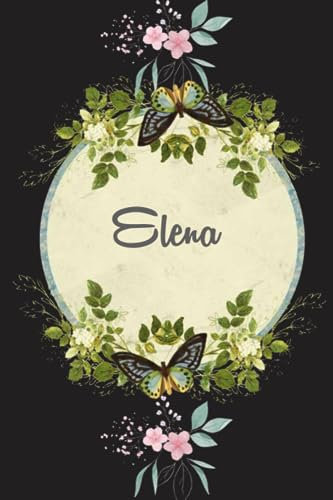 Elena: wunderschönes Notizbuch für schöne Mädchen mit dem Namen Elena, Tagebuch für Naturliebhaber