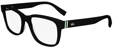 LACOSTE Herren L2937 Sonnenbrille, schwarz, 54/18/145