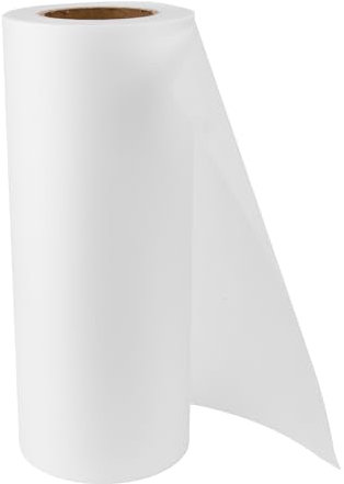 DTF Transferfolienrolle, Bügelfolie, 30 cm x 100 m, doppelseitig, matt, transparent, Pretreat PET-Wärmetransferpapier, Kalt- und Heißabziehpapier, direkt auf Folie für T-Shirts, Textilien