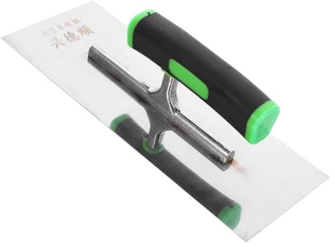 Gadpiparty Edelstahl Spachtel Profi Putzkelle Ergonomischer Griff Langlebiger Kittschneider Für Zement Gips Maurerkelle Baustellen