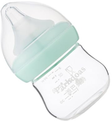 MERRYHAPY biberon en verre pour bébé biberon à col large maman biberons nouveau-né biberon de lait biberons de lait biberon d'allaitement sucette pour bébé petits biberons Un verre