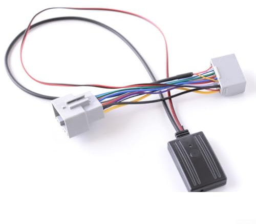 HEBEOT Ompatible-Bluetooth AUX-Musikadapter für die drahtlose Musikübertragung, bequem zum Abspielen von Musik und zum Annehmen von Anrufen für Volvo C S V CX Serie