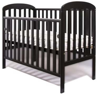 Viculii Lilibet Baby Cot with Drop Side Only | 120x60cm | Baby Cot with Drop Side (Black)