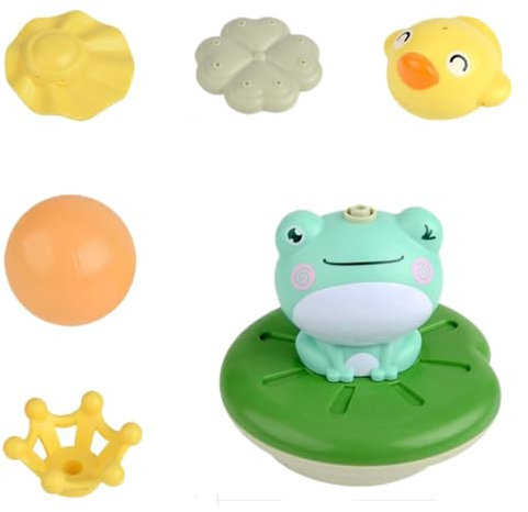 Wasserpump für Wassertisch-Sprühwassersprinkler Badespielzeug Frosch Baby Badespielzeug Qmh40 (Mint Green, 10.5x10.5x11cm)