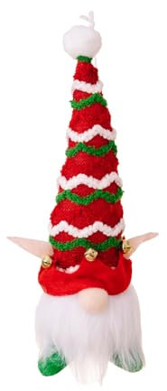 Ramitas navideñas brillantes Ornamento decorativo Decoración de muñeca sin rostro de felpa para decoración de árbol de Navidad 2024 regalo de Año Nuevo