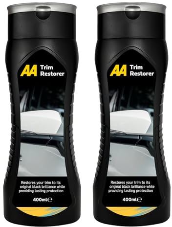 AA Trim Restorer, 2 x 400 ml, Black Plastic and Vinyl Restorer