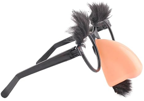 Lustige Requisiten-Brille Lustiger Kostüm-Scherzartikel & Partyzubehör mit
