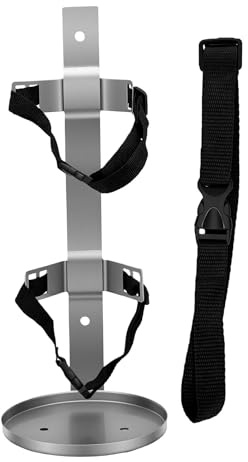 Fafeicy Staffa per Montaggio a Parete per Estintore con Vassoio per Estintori da 7 a 9 Kg Supporto in Acciaio Resistente per Garage, Camion, , Barca, per Uso Domestico