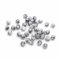 marmorierte Glasperlen in weiß-grau 6 mm 40 Stück von Vintageparts DIY Schmuck Marmor Marmorlook Schmuckperlen