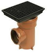 FloPlast 110mm Drainage Bottle Gully (Rectangular Grid)