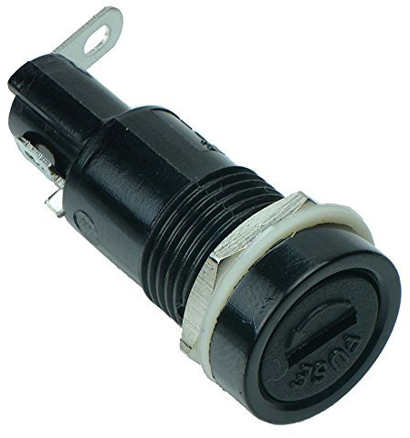 Sicherungshalter für 5,2 x 20 mm Glassicherungen, 10 A, 250 V, 5 Stück