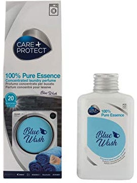 CARE + PROTECT Blue Wash, 100% Pure Essence, Profumatore Bucato per Lavatrice, Essenza Concentrata per Biancheria e Vestiti, Formula attiva di Lunga Durata, 20 cicli, 100ml