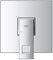 Grohe Eurocube Brause-und Duschsysteme - Einhand-Brausebatterie für Rapido SmartBox chrom 24061000