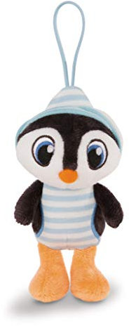 NICI 43972 Pinguin Koosy 14cm mit Loop, Schwarz