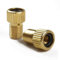 LENSION 2 Pcs Brass Adaptor Presta To Schrader Bicycle Valve Converter Bike Pump Connector with O-ring Seal