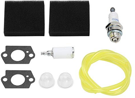 Remplacement du Kit de Carburateur de Tondeuse Bougie d'allumage de Filtre à Air pour Tondeuse à Gazon adapté pour le Coupe-bordures Homelite ST285BC ST275 ST155
