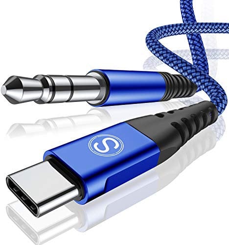Sweguard - Cable auxiliar USB C a conector jack de 3,5 mm para Huawei P30 Pro, P40 Pro, P20, Mate 30, Mate 20, Samsung Galaxy Note10/S20, Xiaomi, auriculares, estéreos, etc.