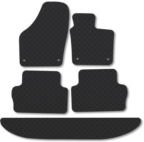 Seat Alhambra (2010-2022) [7 Seat] 3mm Rubber Car Mats | Tailored Fit Durable Floor Mats Full Coverage Protection Waterproof Accessories Easy Clean Anti Slip Made in the UK