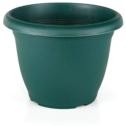 Large Plastic Round Garden Flower Plant Pot Planters (Green, 58cm Diameter x 41cm Height)
