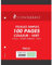 CONQUÉRANT Lot de 2 Feuilles Simples 17x22cm Grands carreaux 100 Pages Vertes