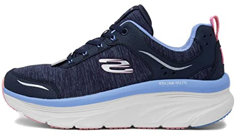 Skechers D'Lux Walker-Cool Groove 149336-NVMT, Womens Sneakers,Sports Shoes, Navy, 37 EU
