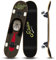 Sefulim 31 x 8 Zoll komplettes Skateboard 7-Schicht kanadischer Ahorn Double Kick Deck Concave Cruiser Trick Skateboard für Jungen Mädchen Teens Erwachsene Anfänger