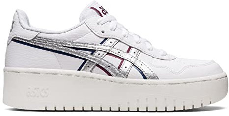 ASICS Damen Japan S Pf Sneaker, Weißes Reines Silber, 37 EU
