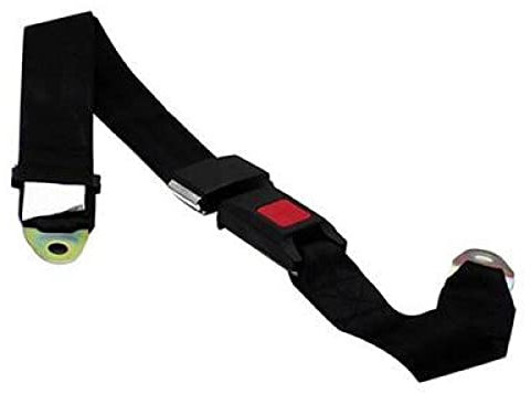 AAPIE Ceinture de sécurité réglable à Deux Points Noir Sangle d'extension de Ceinture de sécurité de véhicule de Voiture Universelle