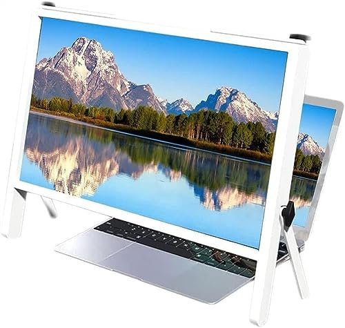 Tablet-PC-Lupe, verbesserte HD-Laptop-Telefon-Bildschirmlupe, Verstärkerständer, 3D-Kopputer-Bildschirmlupe für Gaming, Video, Filme, Vergrößerung, Leselupe